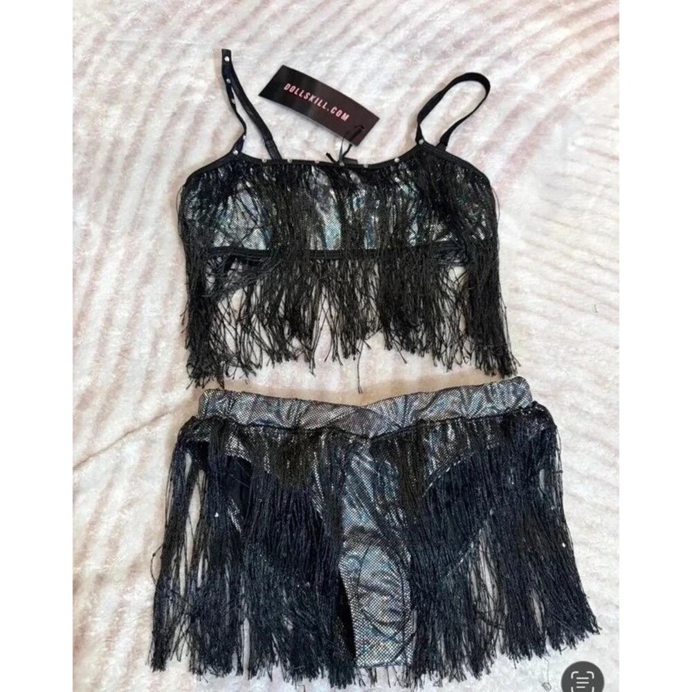 Dolls Kill Dark Rave Rodeo Cowgirl Costume